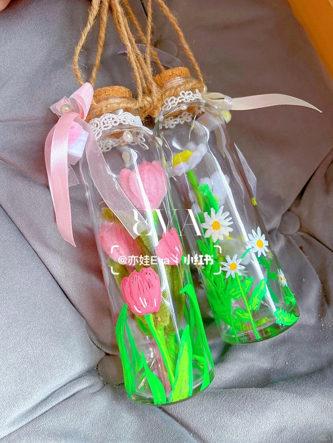 手绘瓶身-郁金香