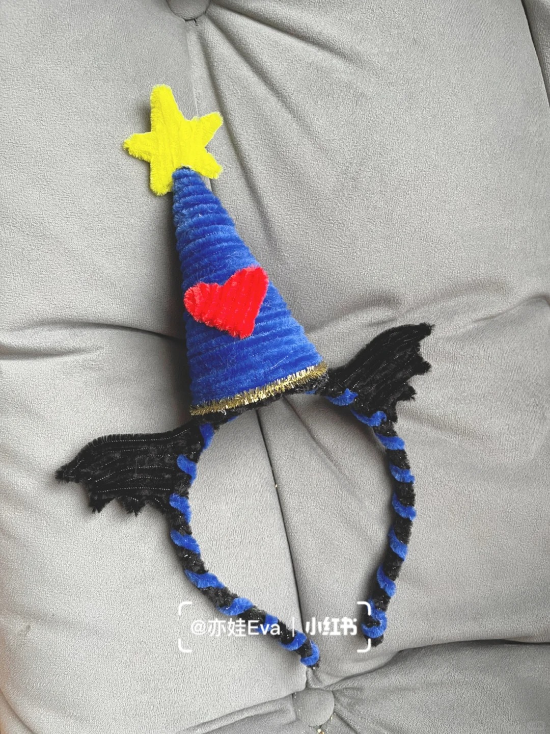 原创恶魔翅膀生日帽发箍💰25